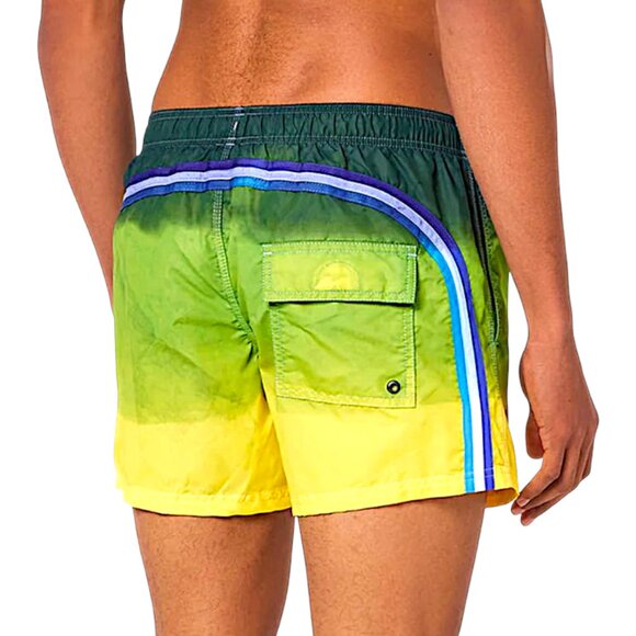 Sundek swim shorts elastic waistband Goldenwave special editon Vintage Lemon M - Picture 1 of 10